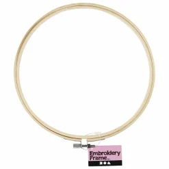 CREOTIME - Cadre de broderie en bois ø 20 cm