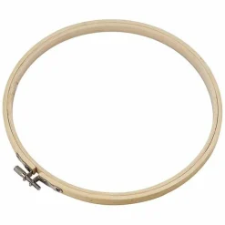 CREOTIME - Cadre de broderie en bois ø 20 cm