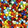 CREOTIME - Perles rocaille multicolores ø 4 mm - 130 g