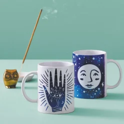 CRICUT - 4 feuilles de transfert pour mug press - noir + bleu