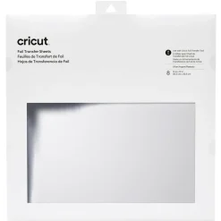CRICUT - 8 feuilles de transfert foil métalliques 30,5 x 30,5 cm - cricut