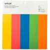 CRICUT - 10 papiers cartonnés autocollants couleurs vives 33 x 33 cm - cricut