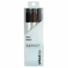 CRICUT - 3 stylos à pointe fine noir, marron et gris 0,4 mm cricut
