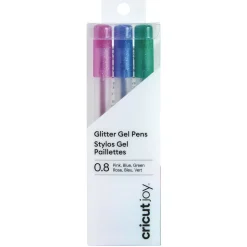 CRICUT - 3 stylos gel pailleté pointe 0.8 mm - cricut