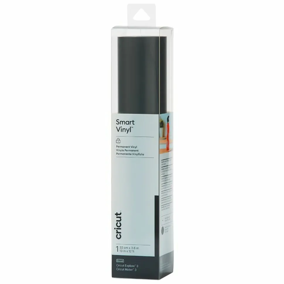 CRICUT - Vinyle permanent noir 366 x 33 cm - cricut