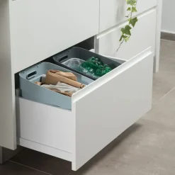 CURVER - Poubelle ready to collect 20 l bleu clair