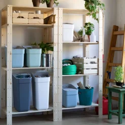 CURVER - Poubelle ready to collect 20 l bleu clair