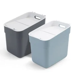 CURVER - Poubelle ready to collect 20 l gris foncé