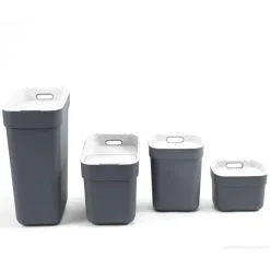 CURVER - Poubelle ready to collect 30 l gris foncé