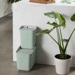 CURVER - Poubelle ready to collect 20 l vert menthe