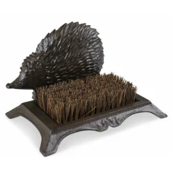 DÉCORATION D'AUTREFOIS - Gratte-pied fonte fonte marron - décoration d'autrefois