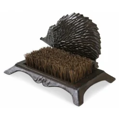 DÉCORATION D'AUTREFOIS - Gratte-pied fonte fonte marron - décoration d'autrefois