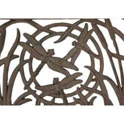 DÉCORATION D'AUTREFOIS - Paillasson rectangulaire fonte fonte marron - décoration d'autrefois