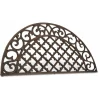 DÉCORATION D'AUTREFOIS - Paillasson demi lune fonte fonte marron - décoration d'autrefois