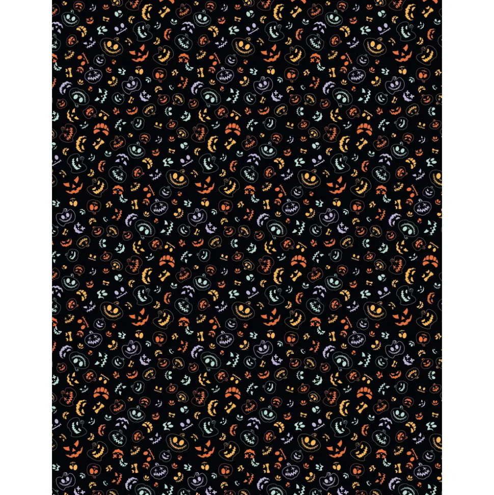 DECOPATCH - Assortiment de papier foil : 4 feuilles, thème Halloween - 30x40cm