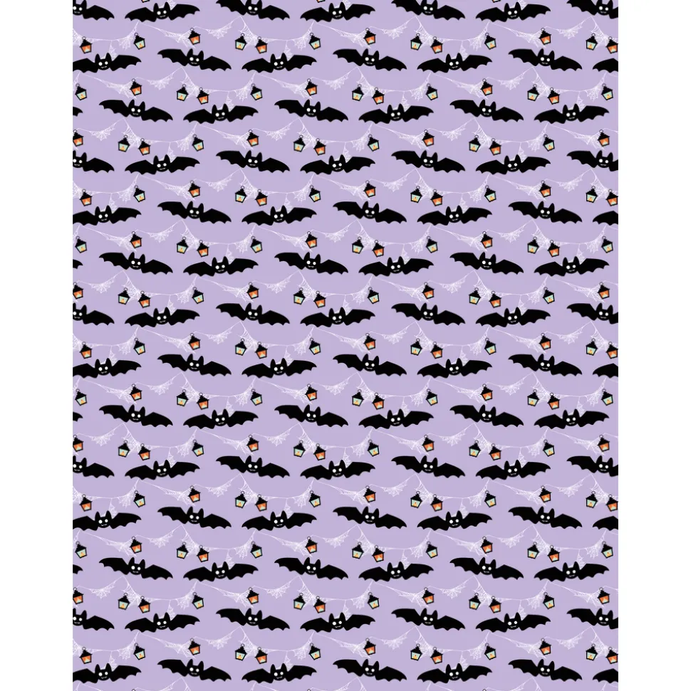 DECOPATCH - Assortiment de papier foil : 4 feuilles, thème Halloween - 30x40cm