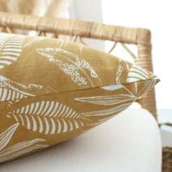 DECOSTARS - Decostars - coussin canapé déhoussable motif végétal