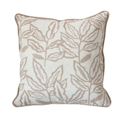 DECOSTARS - Decostars - coussin déhoussable en coton recyclé chambray