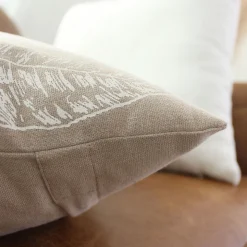 DECOSTARS - Decostars - coussin carré motif nature épuré