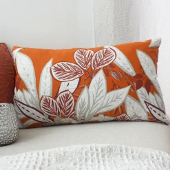 DECOSTARS - Decostars - coussin rectangulaire coloré motif exotique