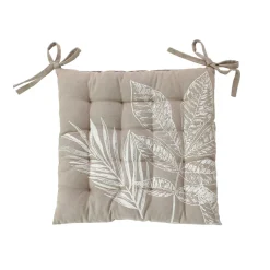 DECOSTARS - Decostars - galette de chaise piquée motif nature