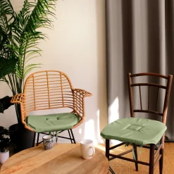 DECOSTARS - Decostars - galette de chaise à rabats et nouettes