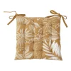 DECOSTARS - Decostars - galette de chaise motif végétal