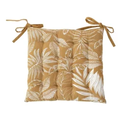 DECOSTARS - Decostars - galette de chaise motif végétal