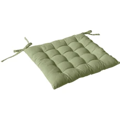 DECOSTARS - Decostars - galette de chaise piquée 16 points en coton et nouettes