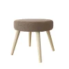 DECOSTARS - Decostars - tabouret rond en bouclettes