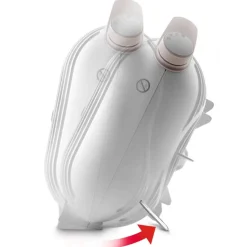 Delonghi chauffage soufflant 2400w blanc - hfs30b24.w