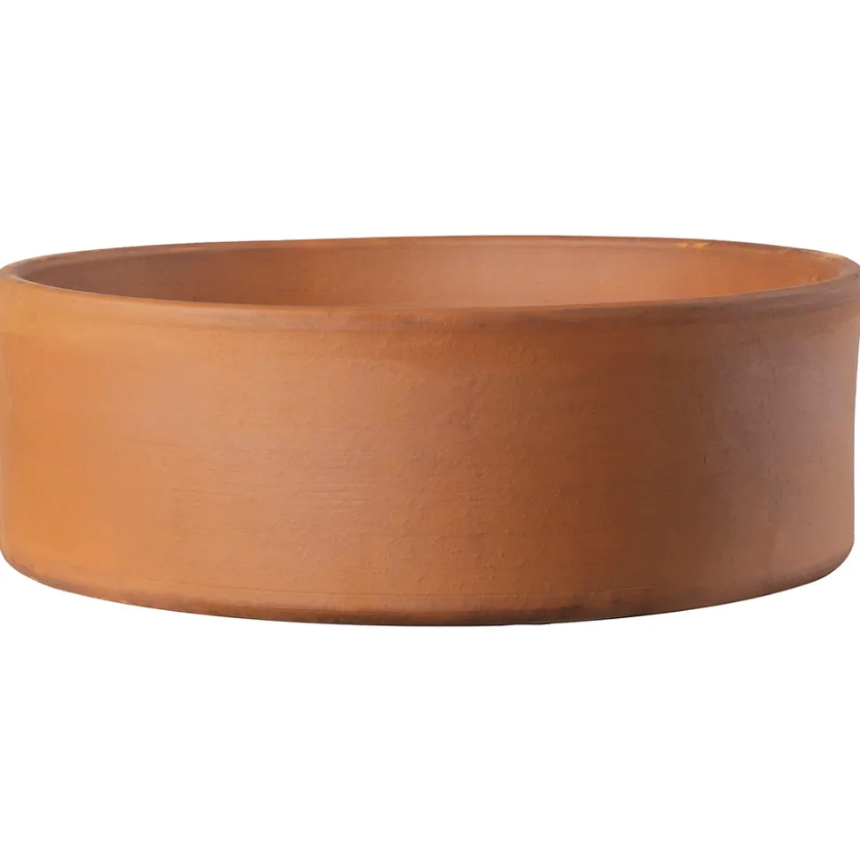 DEROMA - Coupe Modul'O Cotto ronde en terre cuite - D.24xH.7,7cm