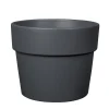 DEROMA - Pot Vaso Perfetto Bigband en terre cuite émaillée Epoxy Cendre Ø39cm