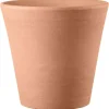 DEROMA - Vase Conico Primitivo White en terre cuite Ø 43 x H. 41cm