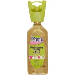DIAM'S - Peinture 3d multisurface 37 ml - or nacré