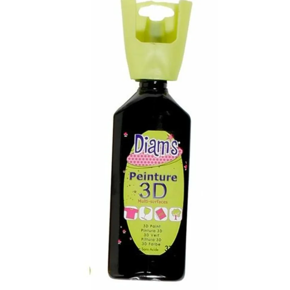 DIAM'S - Peinture 3d multisurface - brillant noir