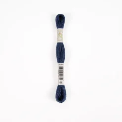 DMC - Fil de laine organique à broder Eco Vita 360 coloris 608 bleu -16m