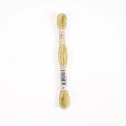 DMC - Fil de laine organique à broder Eco Vita 360 coloris 201 jaune -16m