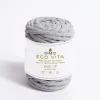 DMC - Pelote Eco Vita pour aiguilles n°12/crochet 10-12 coton grise - 250 g