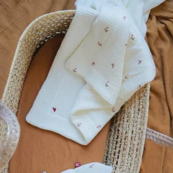 DOMIVA - Domiva - couverture réversible love pour bébé