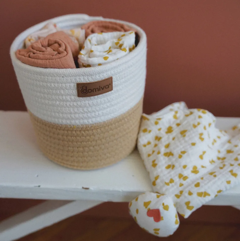 DOMIVA - Domiva - lot de 2 panières de rangement pour bébé