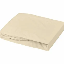 DOMIVA - Drap housse + alese uni -oeko-tex - blanc/cailloux - 70 x 140 cm
