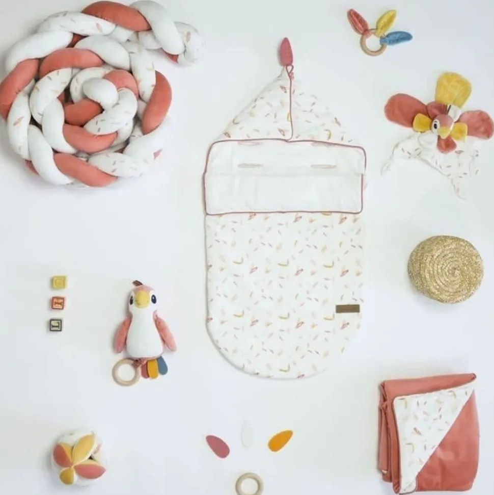 DOMIVA - Drap housse jersey imprime 70 x 140 cm happy