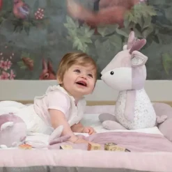 DOMIVA - Tapis de parc esprit enchanté - lilas - 100 x 100 cm