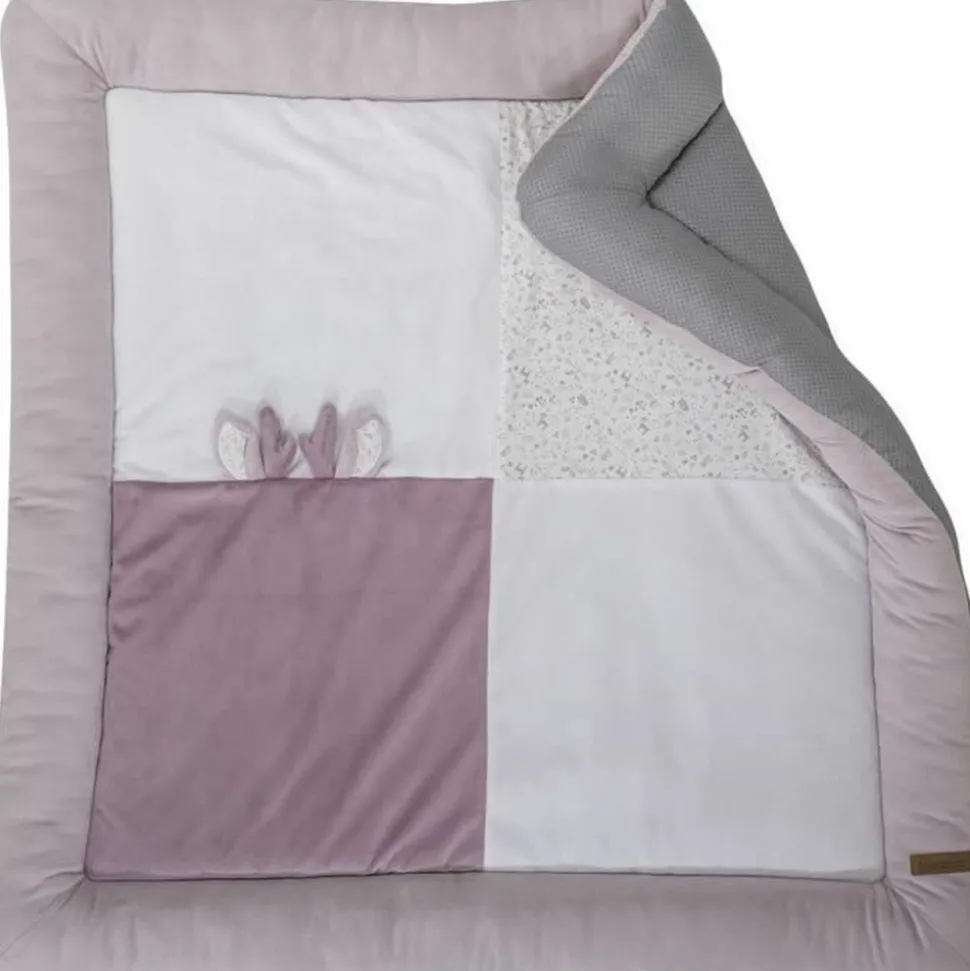 DOMIVA - Tapis de parc esprit enchanté - lilas - 100 x 100 cm