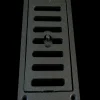 DOMMARTIN - Grille d'arrivée d'air coulissante en fonte 18 cm X 7.5 cm