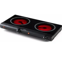 Domo réchaud vitroceramique 2 feux 2500w - do339kp