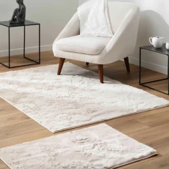 DOUCEUR D'INTERIEUR - Douceur d'interieur - tapis feline imitation fourrure