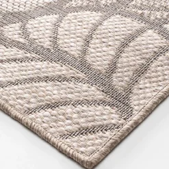 DOUCEUR D'INTERIEUR - Douceur d'interieur - tapis tissé feuilles