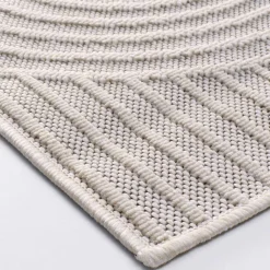 DOUCEUR D'INTERIEUR - Douceur d'interieur - tapis ezio graphique tissé avec reliefs